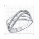 Серебряное кольцо Diamant с фианитом