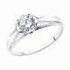 Серебряное кольцо Diamant с фианитом