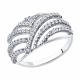 Серебряное кольцо Diamant с фианитом