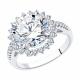 Серебряное кольцо Diamant с фианитом