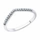 Серебряное кольцо Diamant с фианитом