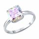 Серебряное кольцо Diamant с фианитом