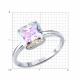 Серебряное кольцо Diamant с фианитом