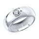 Серебряное кольцо Diamant с фианитом
