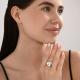 Серебряное кольцо Diamant