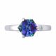 Серебряное кольцо Diamant с ювелирным кристаллом