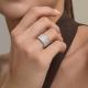 Серебряное кольцо Diamant