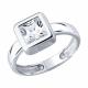 Серебряное кольцо Diamant с фианитом
