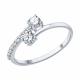 Серебряное кольцо Diamant с фианитом