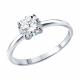 Серебряное кольцо Diamant с фианитом
