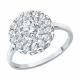 Серебряное кольцо Diamant с фианитом