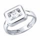 Серебряное кольцо Diamant с фианитом