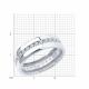 Серебряное кольцо Diamant с фианитом