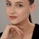 Серебряные серьги Diamant с фианитом