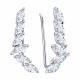 Серебряные серьги Diamant с фианитом