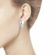 Серебряные серьги Diamant