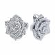 Серебряные серьги Diamant с фианитом