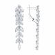 Серебряные серьги Diamant с фианитом