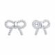 Серебряные серьги Diamant с фианитом