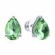 Серебряные серьги Diamant с ювелирным кристаллом
