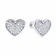 Серебряные серьги Diamant с фианитом