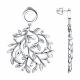 Серебряные серьги Diamant