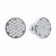 Серебряные серьги Diamant с фианитом