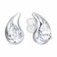 Серебряные серьги Diamant с фианитом