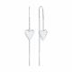 Серебряные серьги Diamant с эмалью