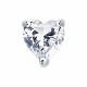 Одиночная серьга из серебра Diamant с фианитом