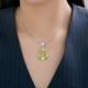 Серебряная подвеска Diamant с фианитом и эмалью