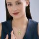 Серебряная подвеска Diamant с фианитом и эмалью