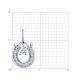 Серебряная подвеска Diamant с фианитом