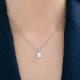 Серебряная подвеска Diamant с фианитом