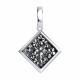 Серебряная подвеска Diamant с кристальной тканью