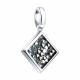 Серебряная подвеска Diamant с кристальной тканью