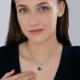 Серебряная подвеска Diamant с кристальной тканью