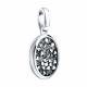 Серебряная подвеска Diamant с кристальной тканью