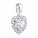 Серебряная подвеска Diamant с фианитом