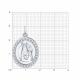 Серебряная подвеска Знак зодиака Телец Diamant с фианитом