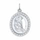 Серебряная подвеска Знак зодиака Дева Diamant с фианитом