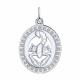 Серебряная подвеска Знак зодиака Скорпион Diamant с фианитом