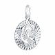 Серебряная подвеска Знак зодиака Рак Diamant