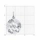 Серебряная подвеска Diamant