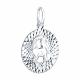 Серебряная подвеска Знак зодиака Козерог Diamant