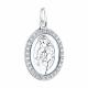Серебряная подвеска Знак зодиака Близнецы Diamant с фианитом