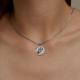 Серебряная подвеска Знак зодиака Рак Diamant