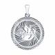 Серебряная подвеска Знак зодиака Телец Diamant