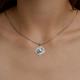 Серебряная подвеска Знак зодиака Телец Diamant