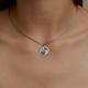 Серебряная подвеска Знак зодиака Лев Diamant
